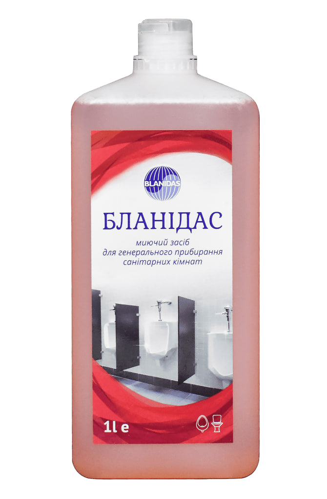 Бланідас – мийний засіб для генерального прибирання санітарних кімнат